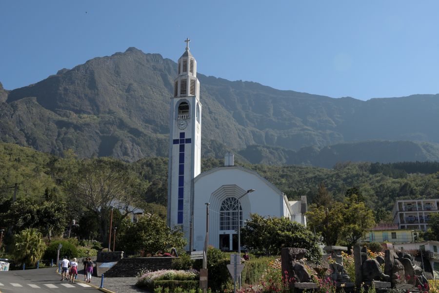 Die Kirche Notre-Dame-des-Neiges in Cilaos
