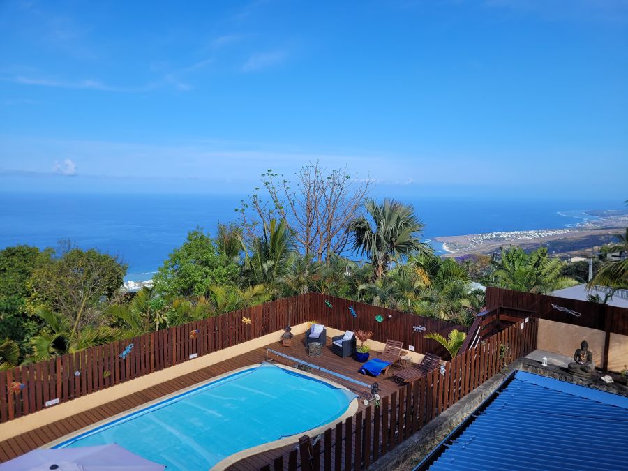 Blick auf den Pool