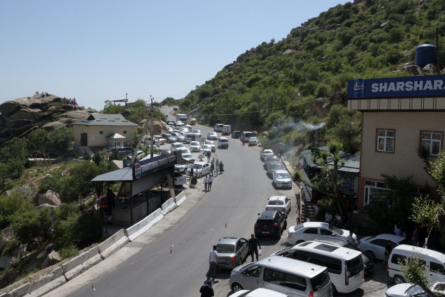 Blick aus dem Restaurant Sharshara