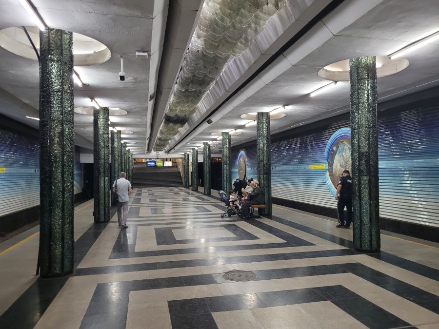 Taschkent: Metrostation Kosmonavtlar
